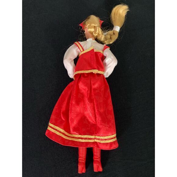 Russian Barbie Doll‎ Dolls Of The World 1966 Blonde Braid Light Complexion - Picture 8 of 11